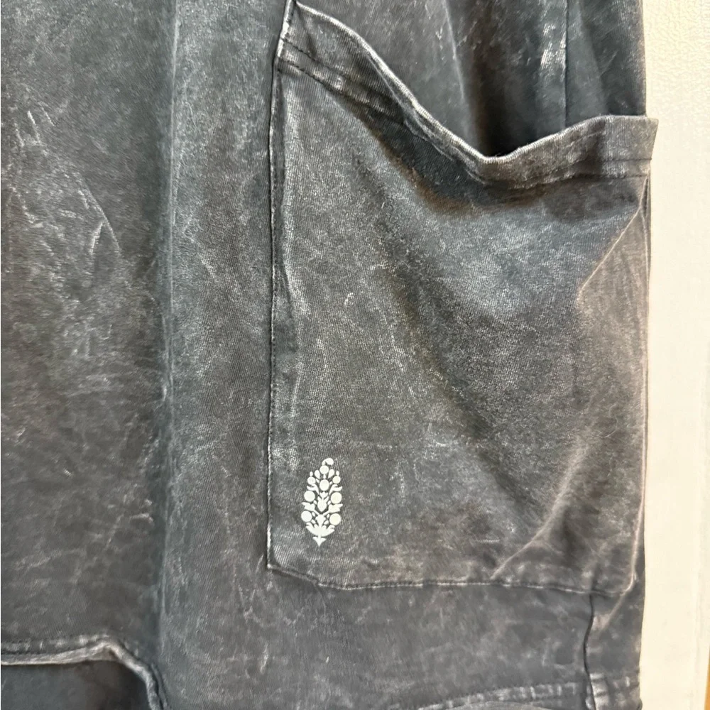 NWOT Free People Hot Shot Tee Romper Black Large - Picture 6 of 7